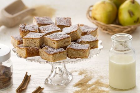 Blondies com peras