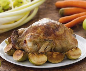 Frango recheado de Ação de Graças