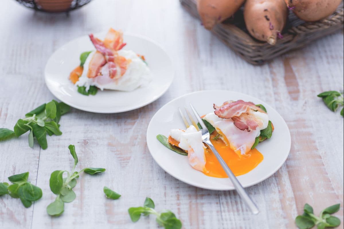 Crostini de batata-doce
