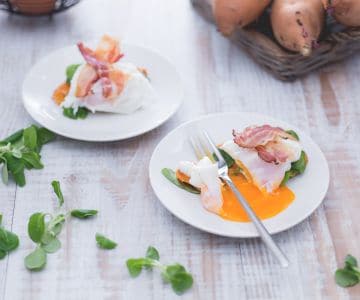 Crostini de batata-doce