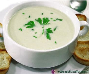 Vichyssoise (creme fria de alho-poró e batata)