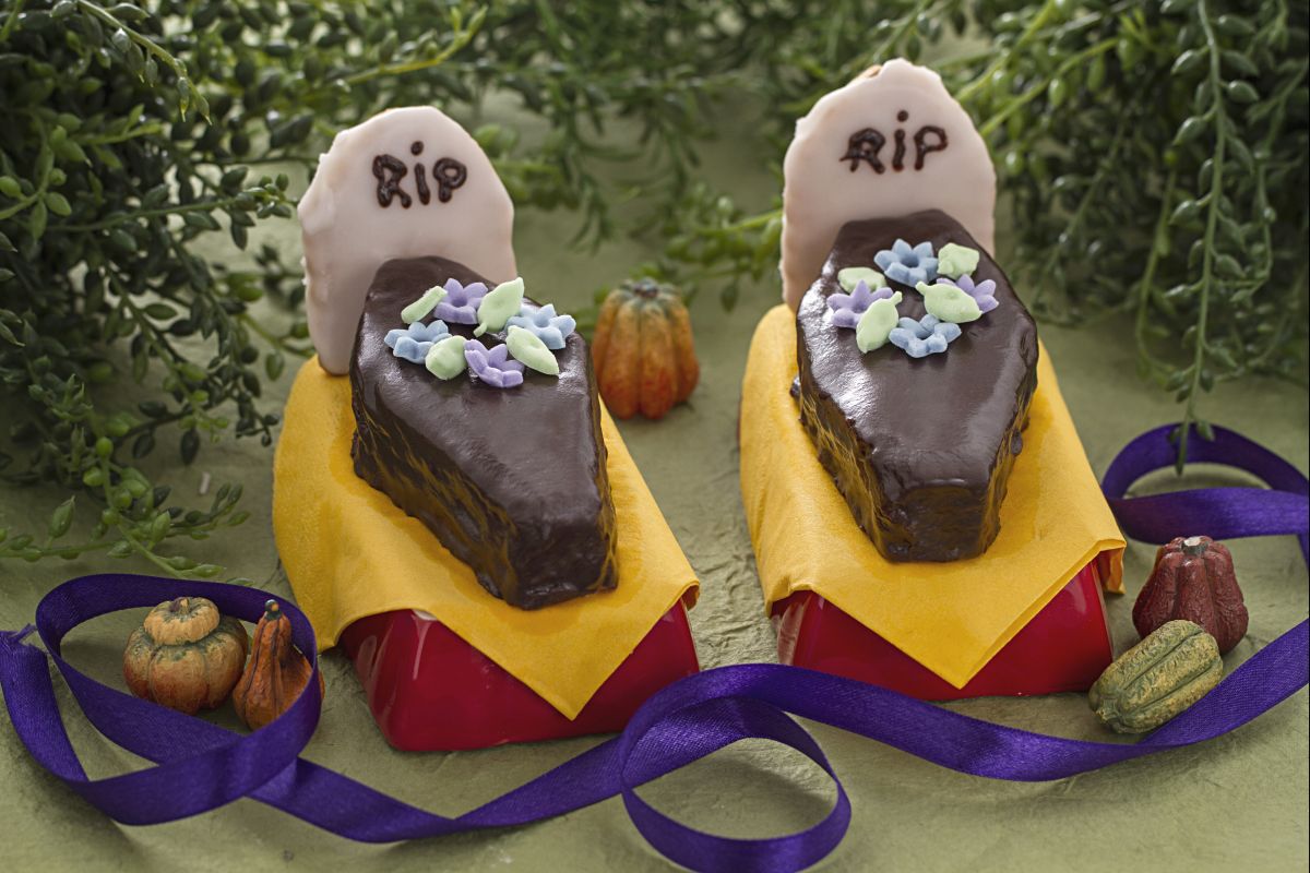 Doces Caixões de Halloween