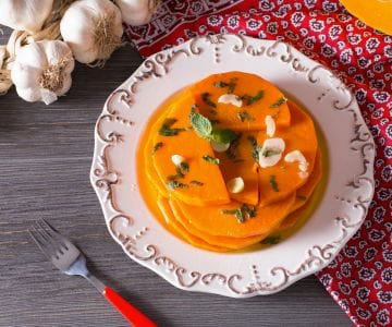 Abóbora agridoce à siciliana