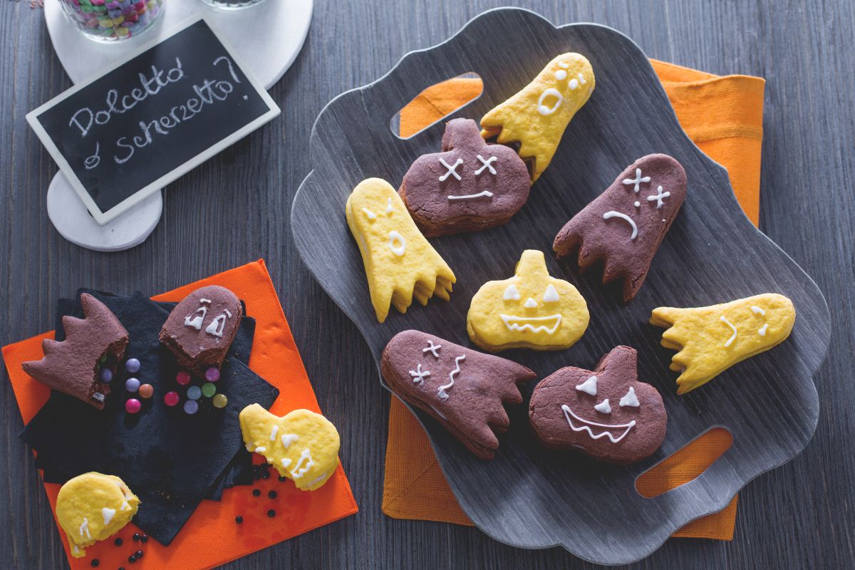 Biscoitos de massa podre de Halloween
