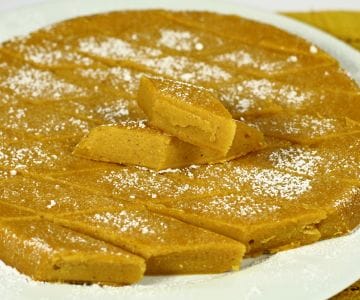 Losangos doces de abóbora