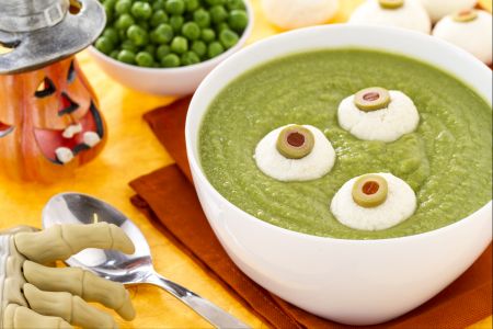 Creme de Halloween com olhinhos