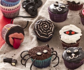 Cupcake monstruosos de Halloween