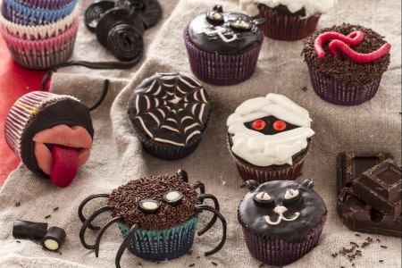 Cupcake monstruosos de Halloween