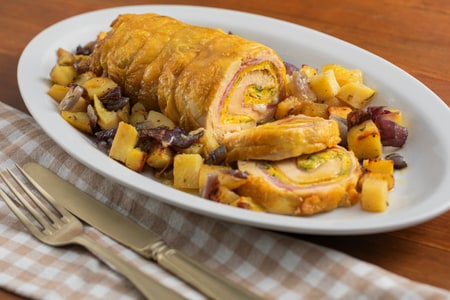 Rocambole de frango