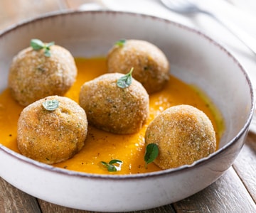 Almôndegas veganas cremosas