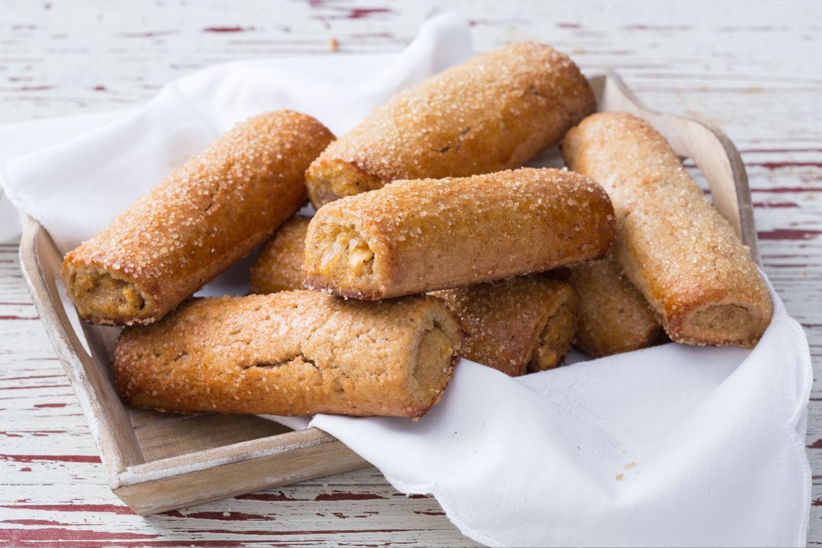 Biscoitos rústicos de maçã