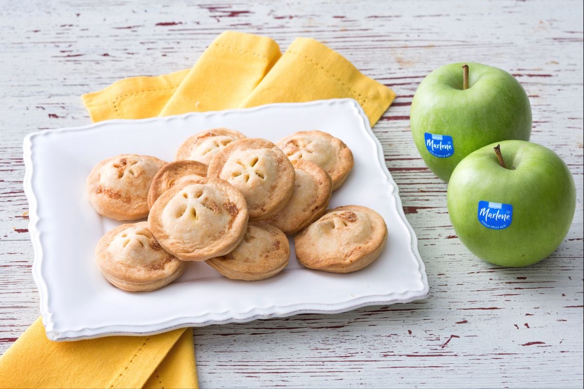 Biscoitos de torta de maçã