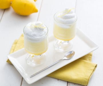 Bombardino de limoncello