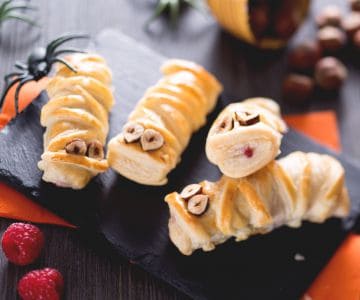 Múmias doces de massa folhada