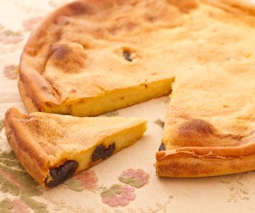 Flan com ameixas (Far Breton)
