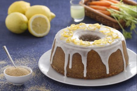 Bolo de cenoura e limoncello