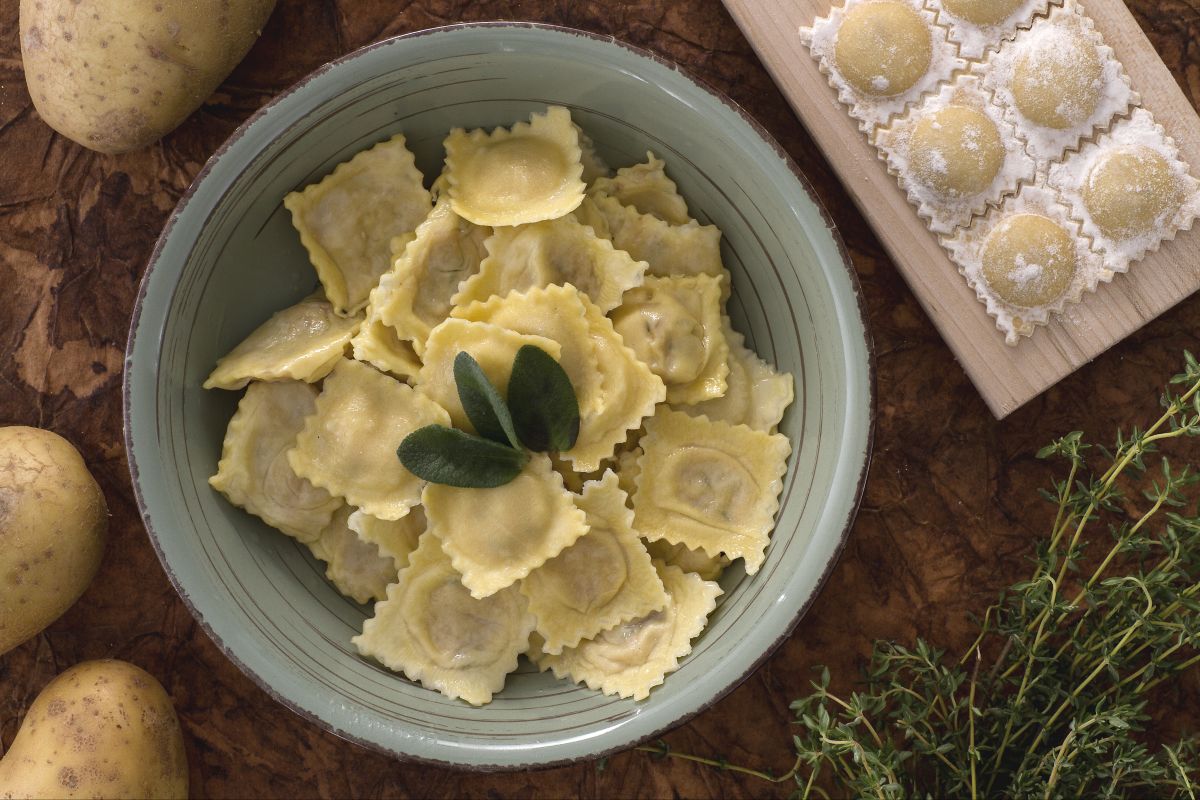 Ravioli de batata