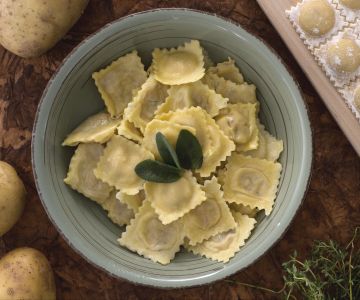 Ravioli de batata