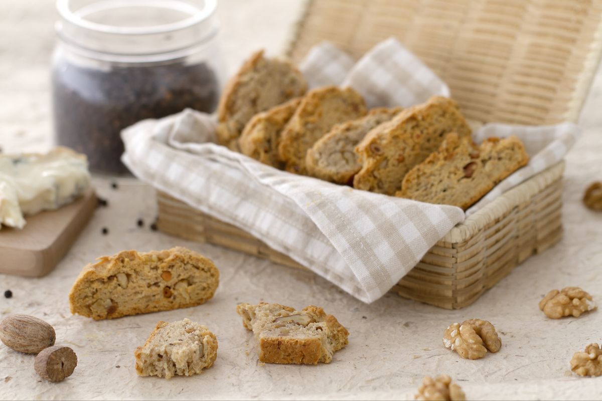 Cantucci com gorgonzola