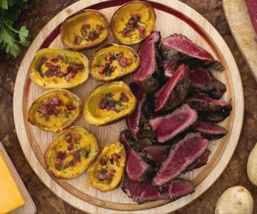 Tagliata com ervas aromáticas