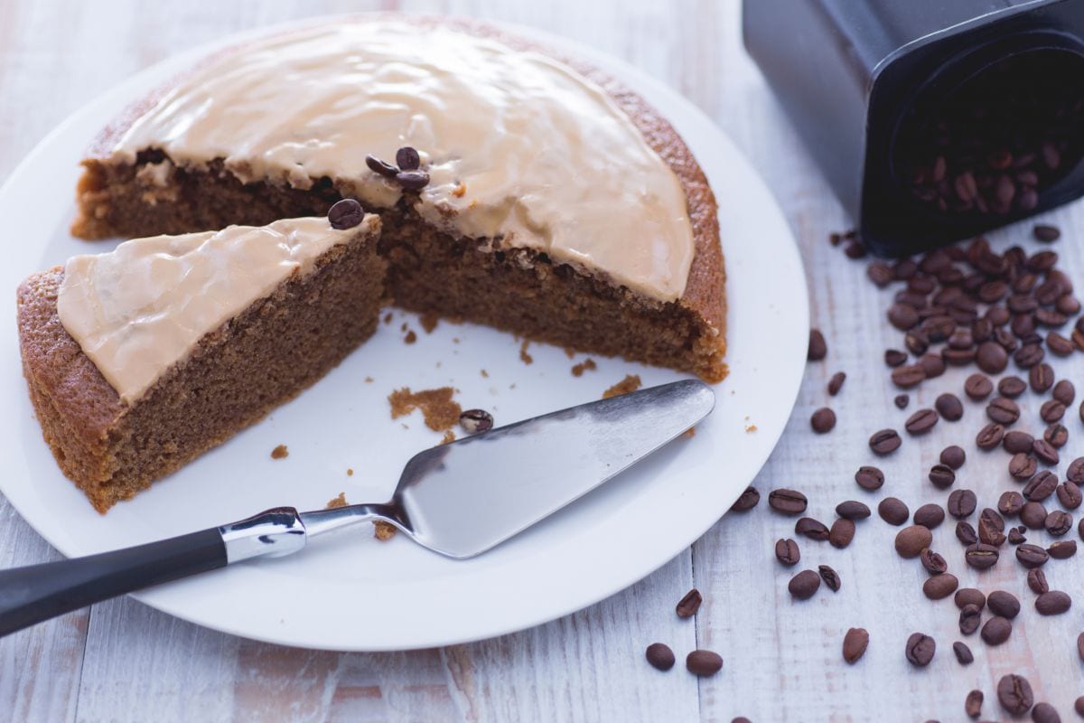 Bolo de água de café