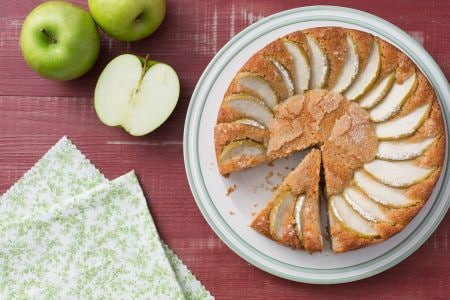 Torta de espelta e iogurte