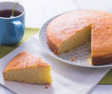 Bolo com farinha de arroz