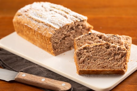 Banana bread sem manteiga
