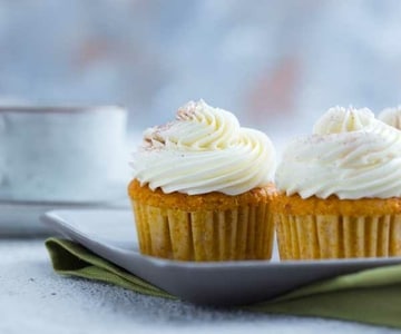 Cupcake de abóbora e cenoura