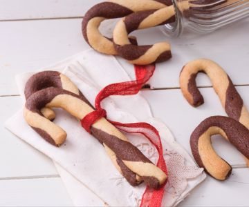 Cookies twist de bengala doce