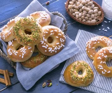 Rosquinhas macias assadas
