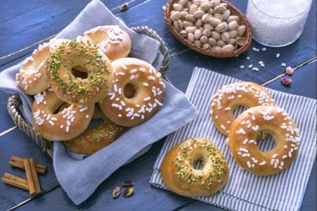 Rosquinhas macias assadas