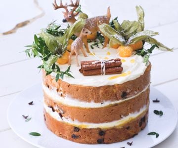 Bolo floresta de panetone