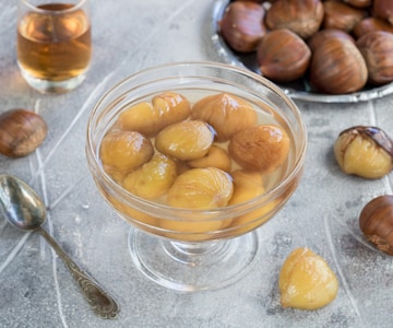 Castanhas cozidas