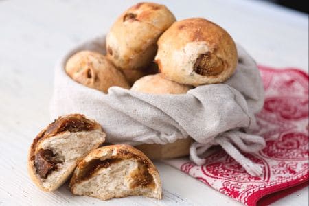 Pãezinhos com figos secos