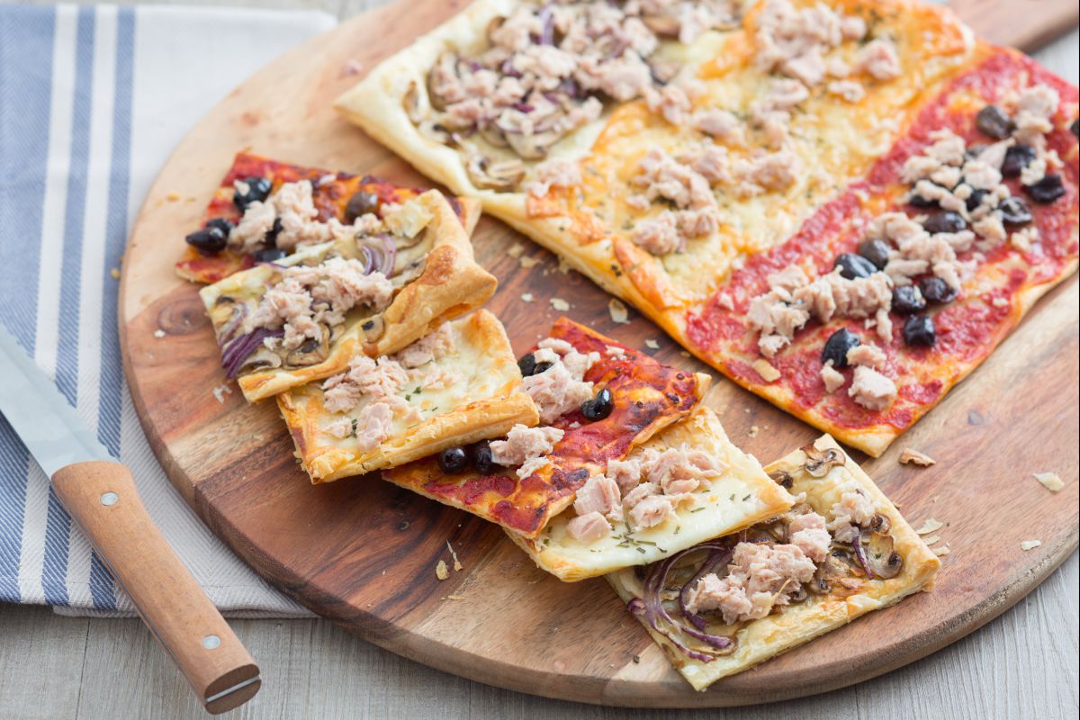 Folhado multissabor de atum