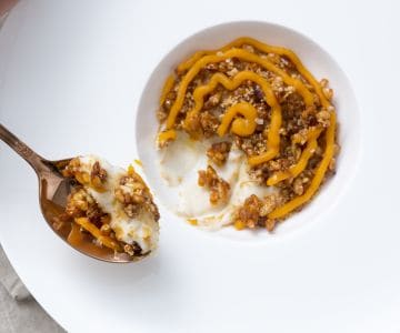 Arroz doce e abóbora