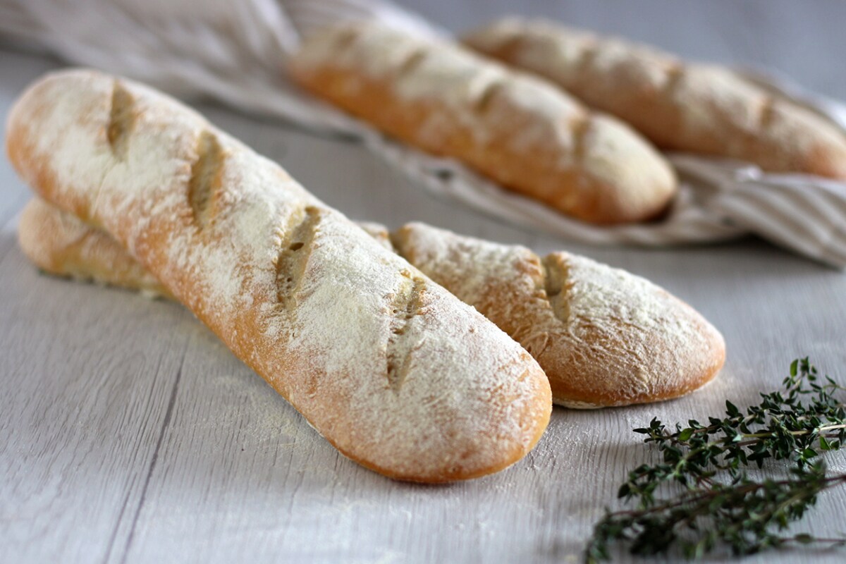 Pão de tomilho com fermento natural