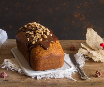 Plumcake de avelãs e gengibre