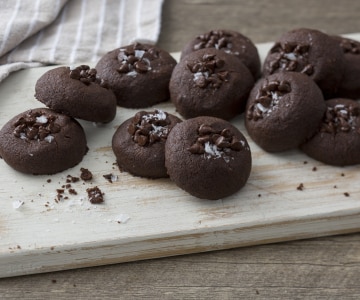 Biscoitinhos de cacau sem ovos