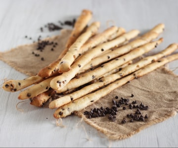 Grissini de chocolate