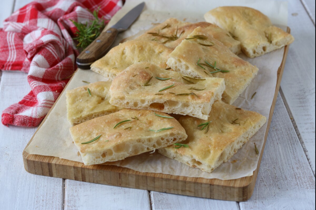 Focaccia de iogurte