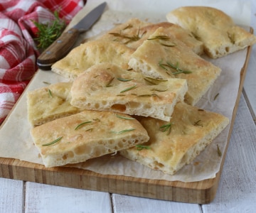Focaccia de iogurte