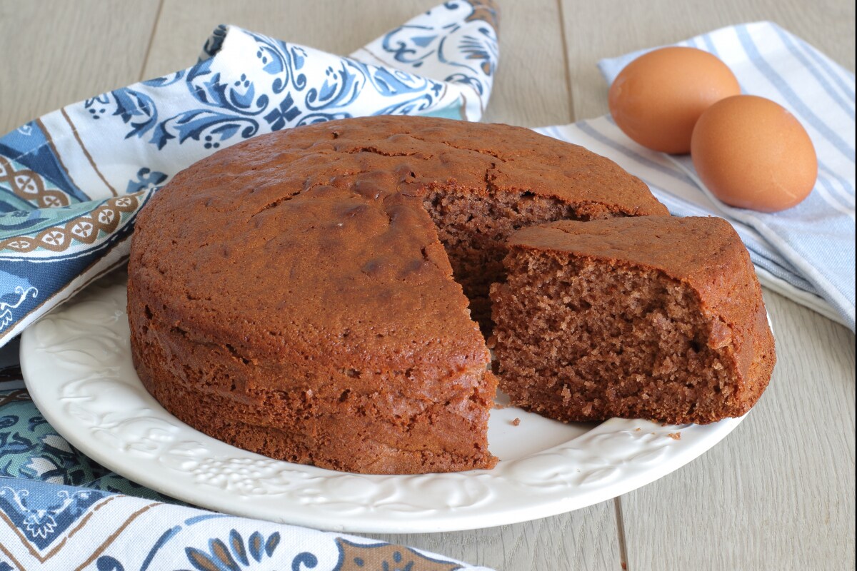 Bolo de claras e cacau