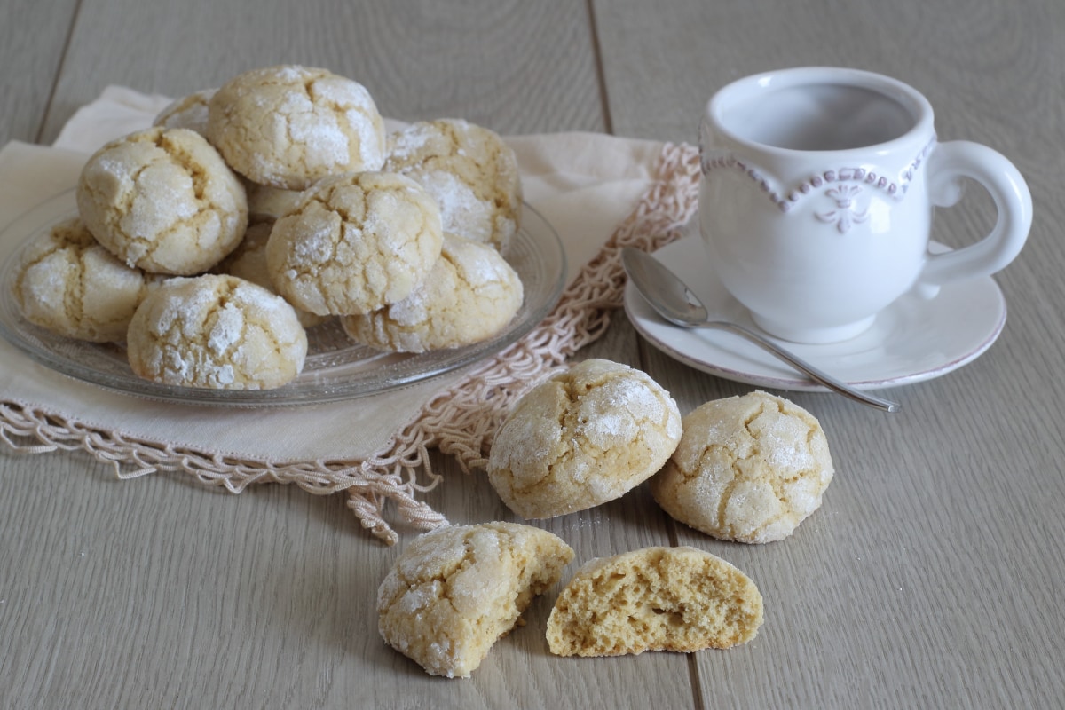 Biscoitos macios de café