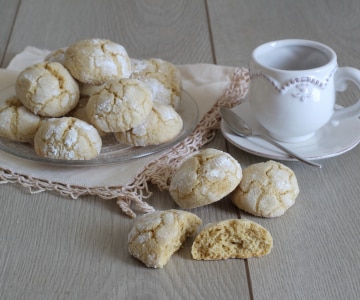 Biscoitos macios de café