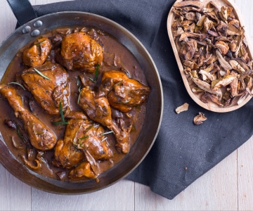 Frango com cogumelos