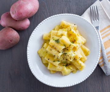 Pasta batata e ovos
