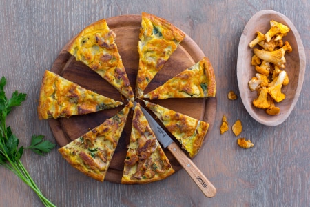 Omelete de chanterelles