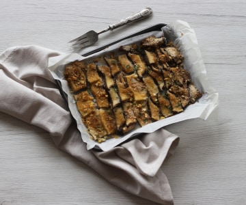 Cogumelos gratinados no forno